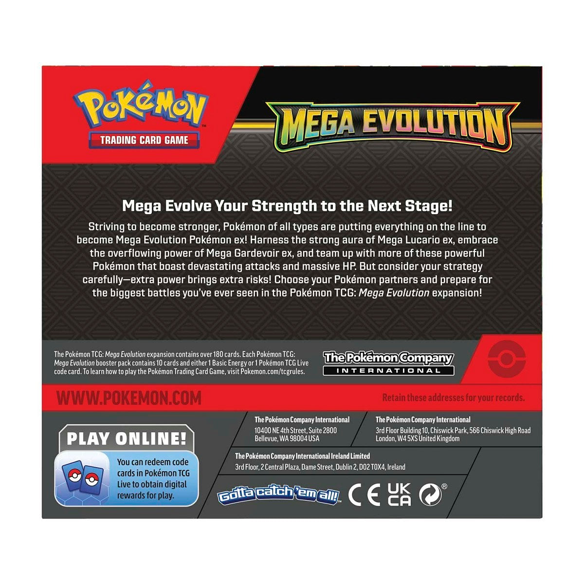 Pokémon TCG: Mega Evolution Booster Display Box (36 Packs)