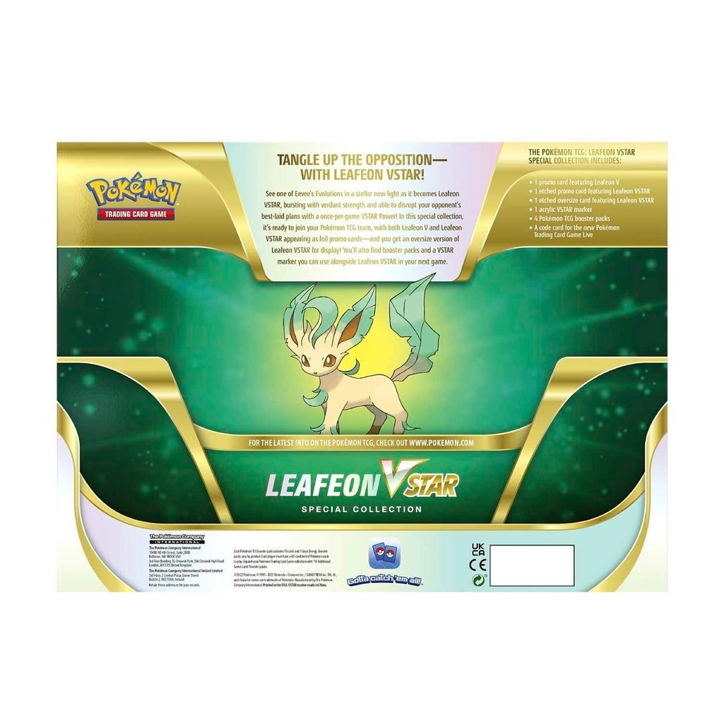Pokémon TCG: Leafeon VSTAR Special Collection (2x Evolving Skies, 2x Fusion Strike)