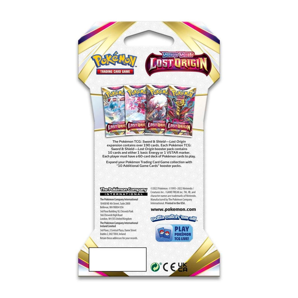 Pokémon TCG: Sword & Shield-Lost Origin Sleeved Booster Pack (10 Cards)