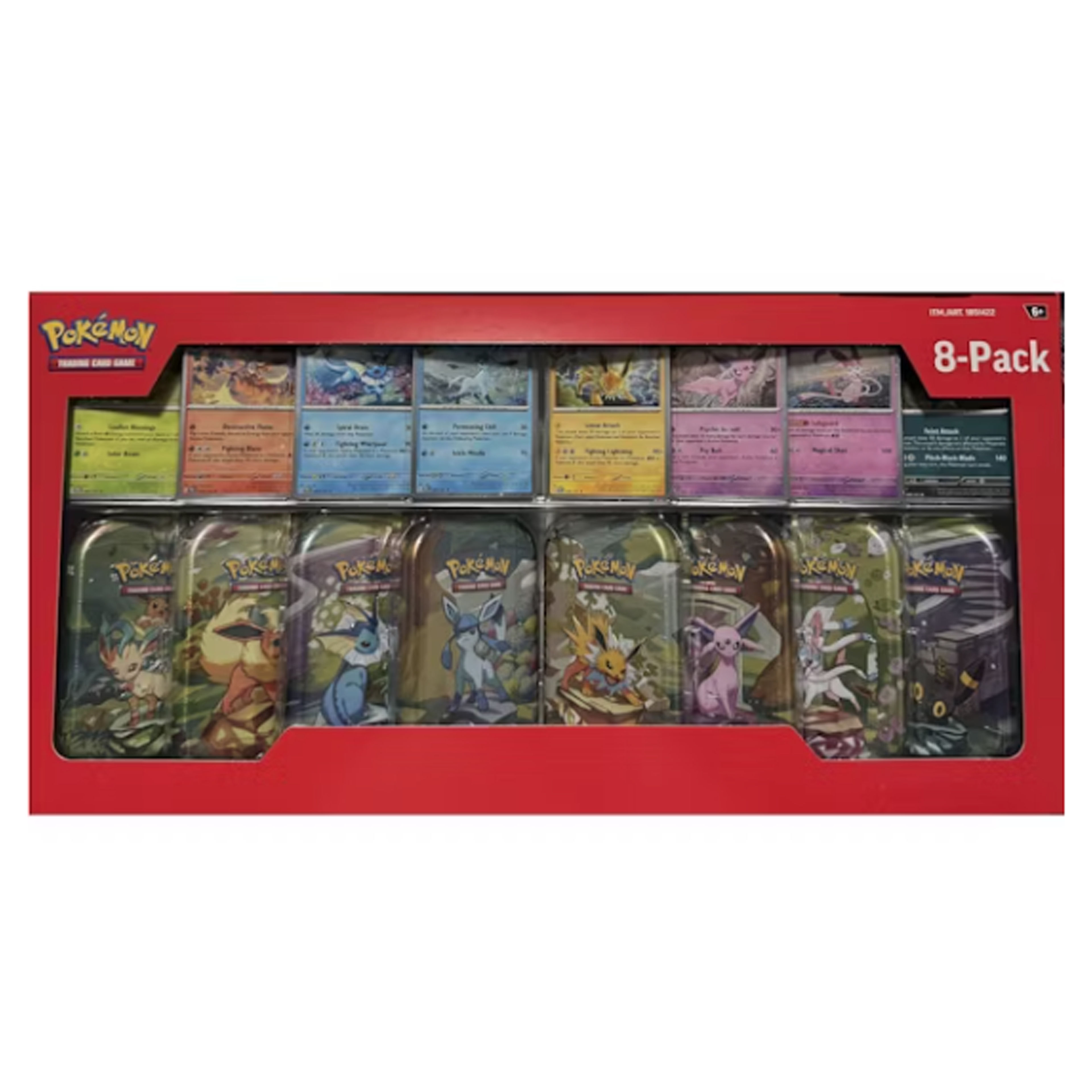 Pokémon TCG: Prismatic Evolutions 8 Mini-Tins with Promo Cards